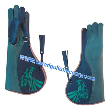 Falconry Eagle EmbroCraft Gloves Long 43cm 3Layer